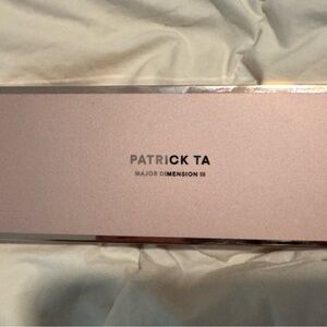 Patrick Ta Blush Pink and Metallic Silver Box